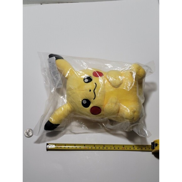 2014 Official Pokémon Pikachu Plush 9" Yellow Stuffed Animal - Picture 8 of 8